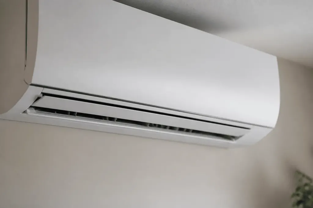 Unité interieure pompe chaleur affichant temperature modulee continuellement